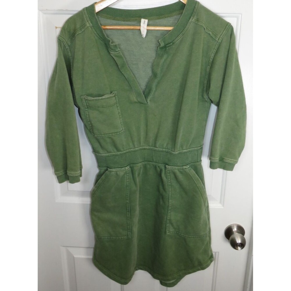 Daily Practice by Anthropologie Utility Mini Dress Green Athleisure Women’s XS